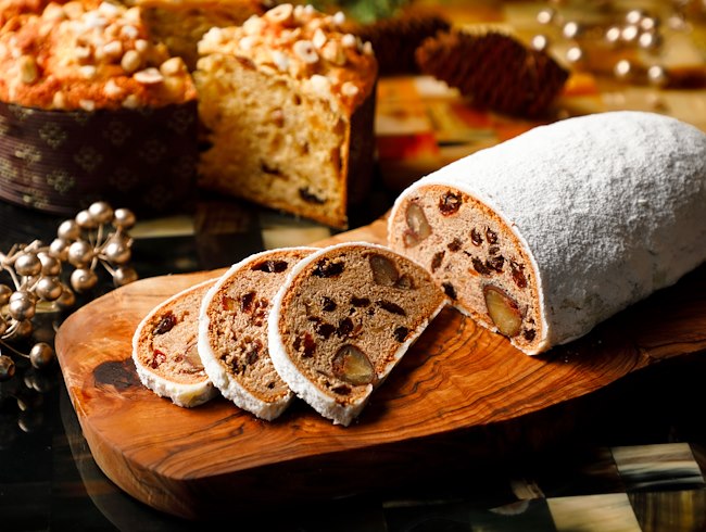 Christmas Stollen and Panettone